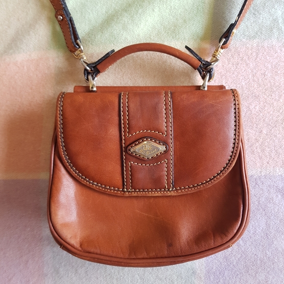 VINTAGE Genuine Italian Leather Bag - Picture 2 of 10
